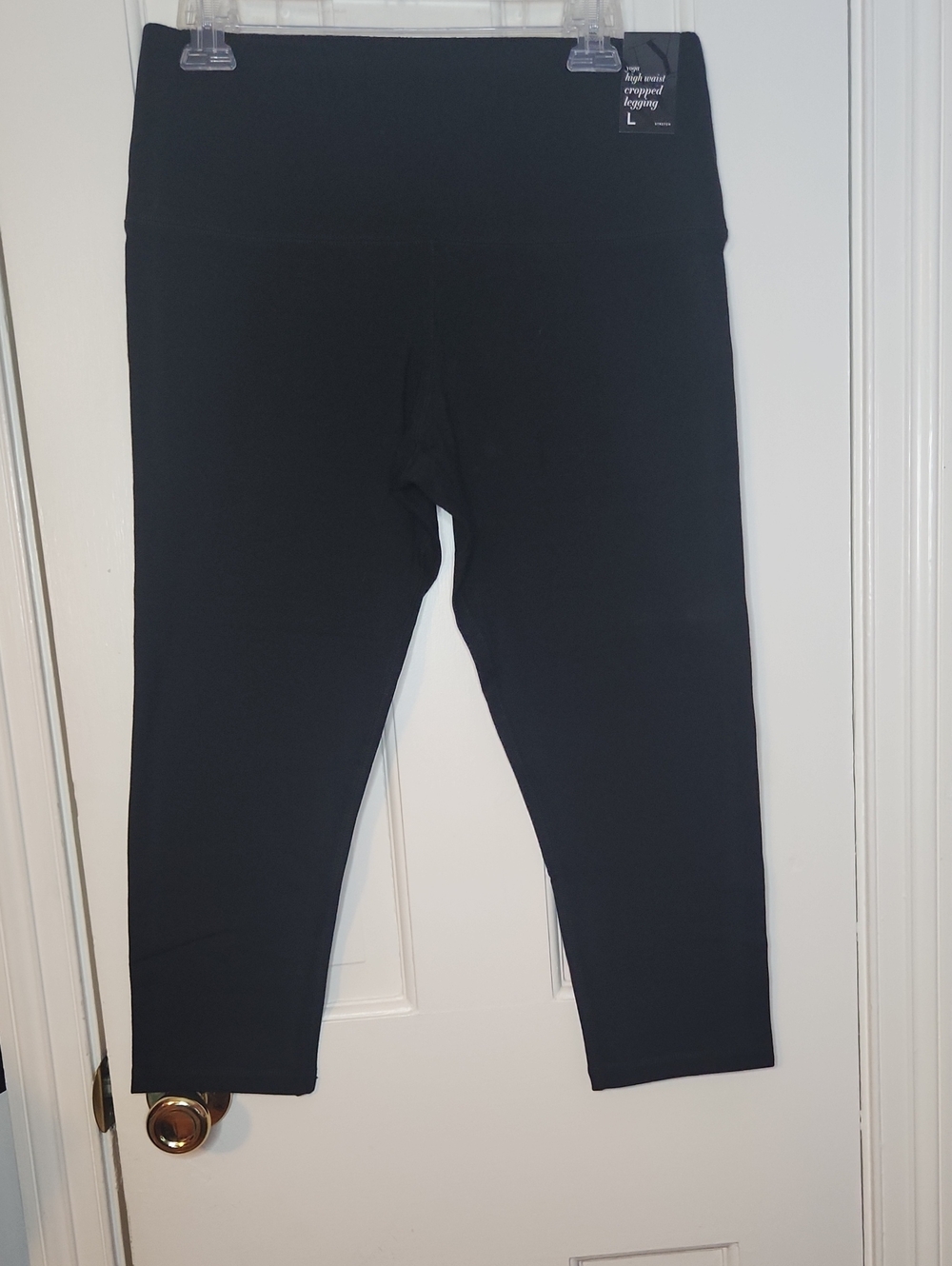 New York & Company Black Cropped Leggings